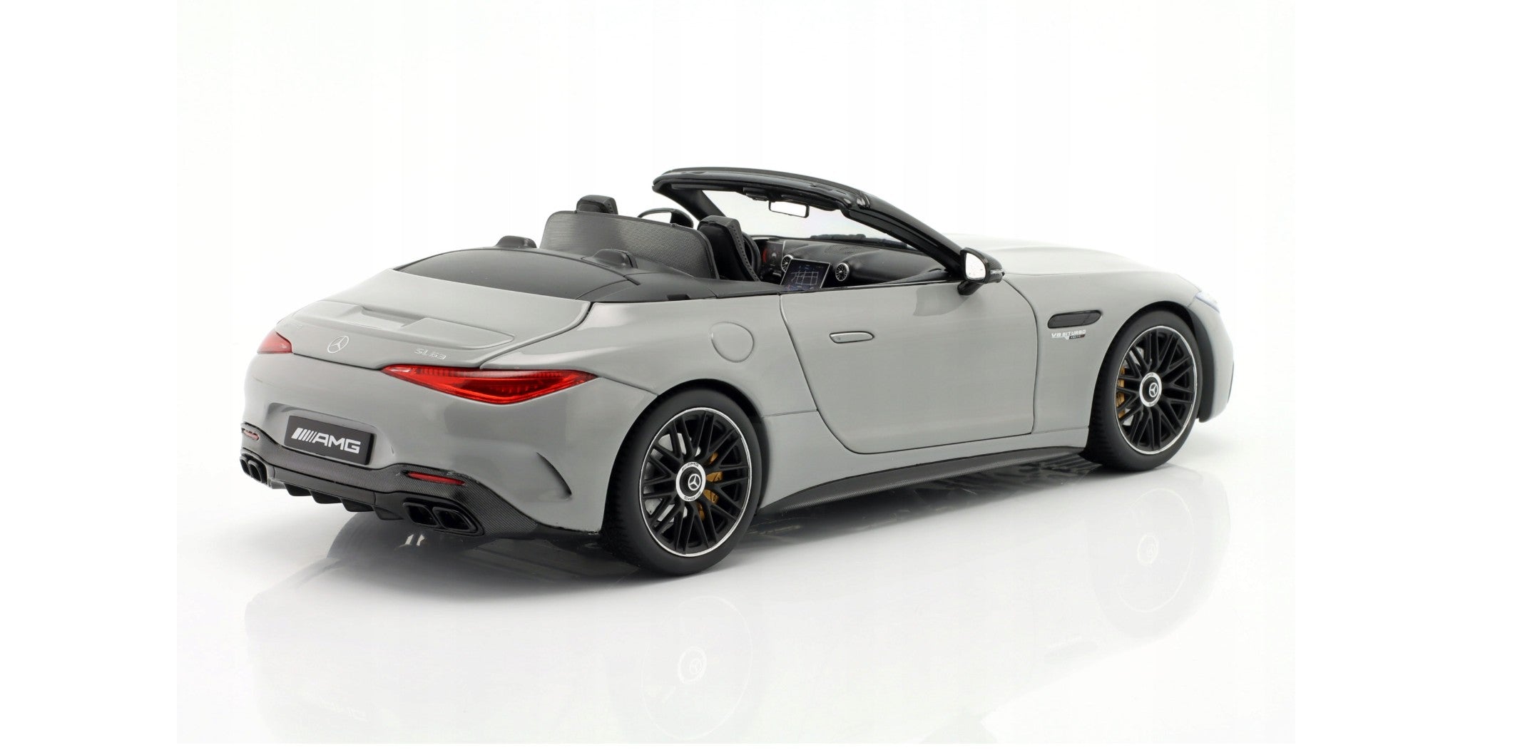 1/18 iScale Mercedes Benz SL63 AMG 4Matic Grau 2021