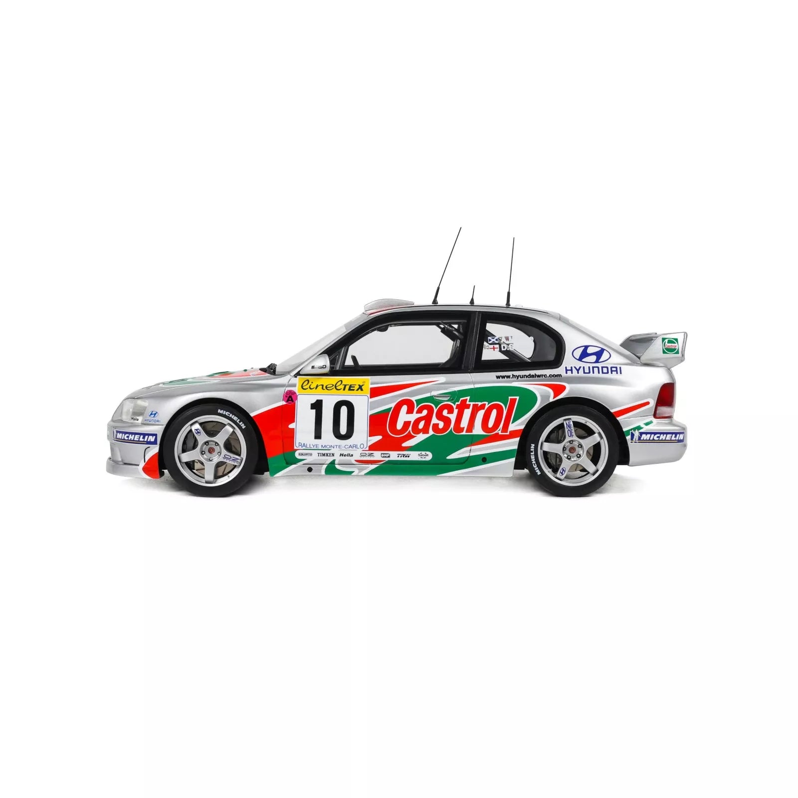1/18 OttoMobile Hyundai Accent WRC Rally Monte Carlo 2001