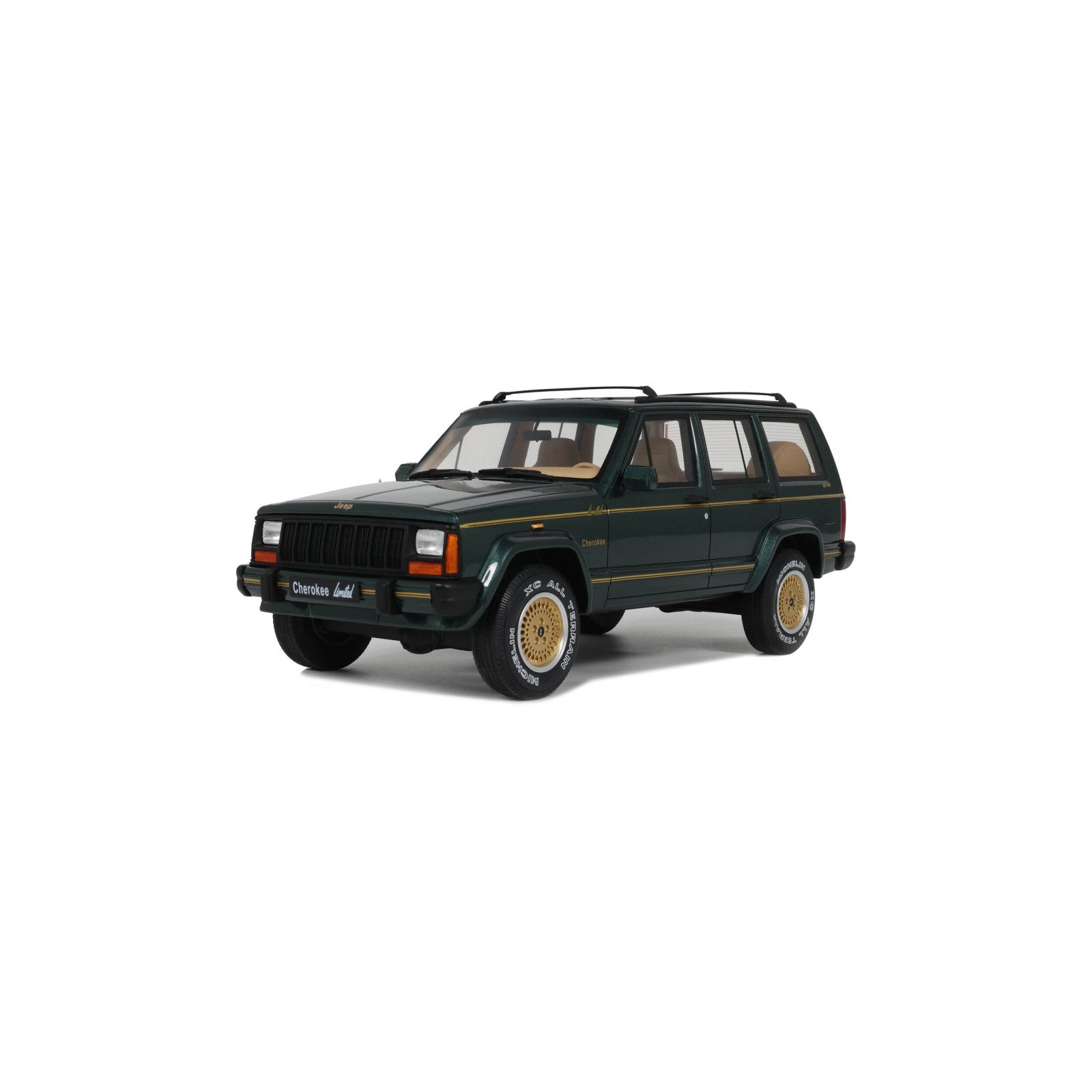 1/18 OttoMobile Jeep Cherokee XJ Limited Hunter Green 1995