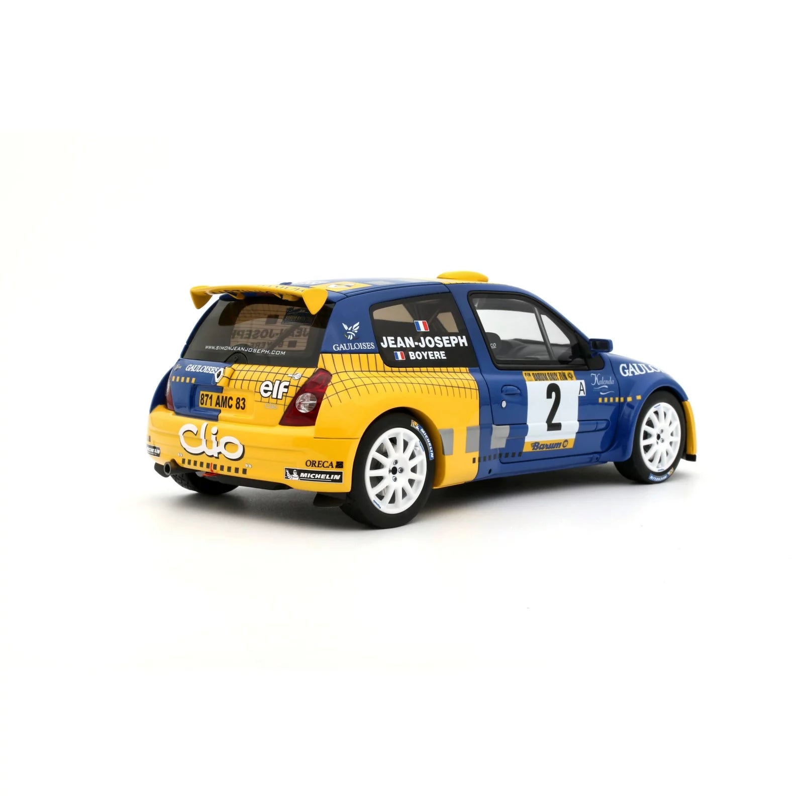 1/18 OttoMobile Renault Clio S1600 Barum Rally Zlin 2004