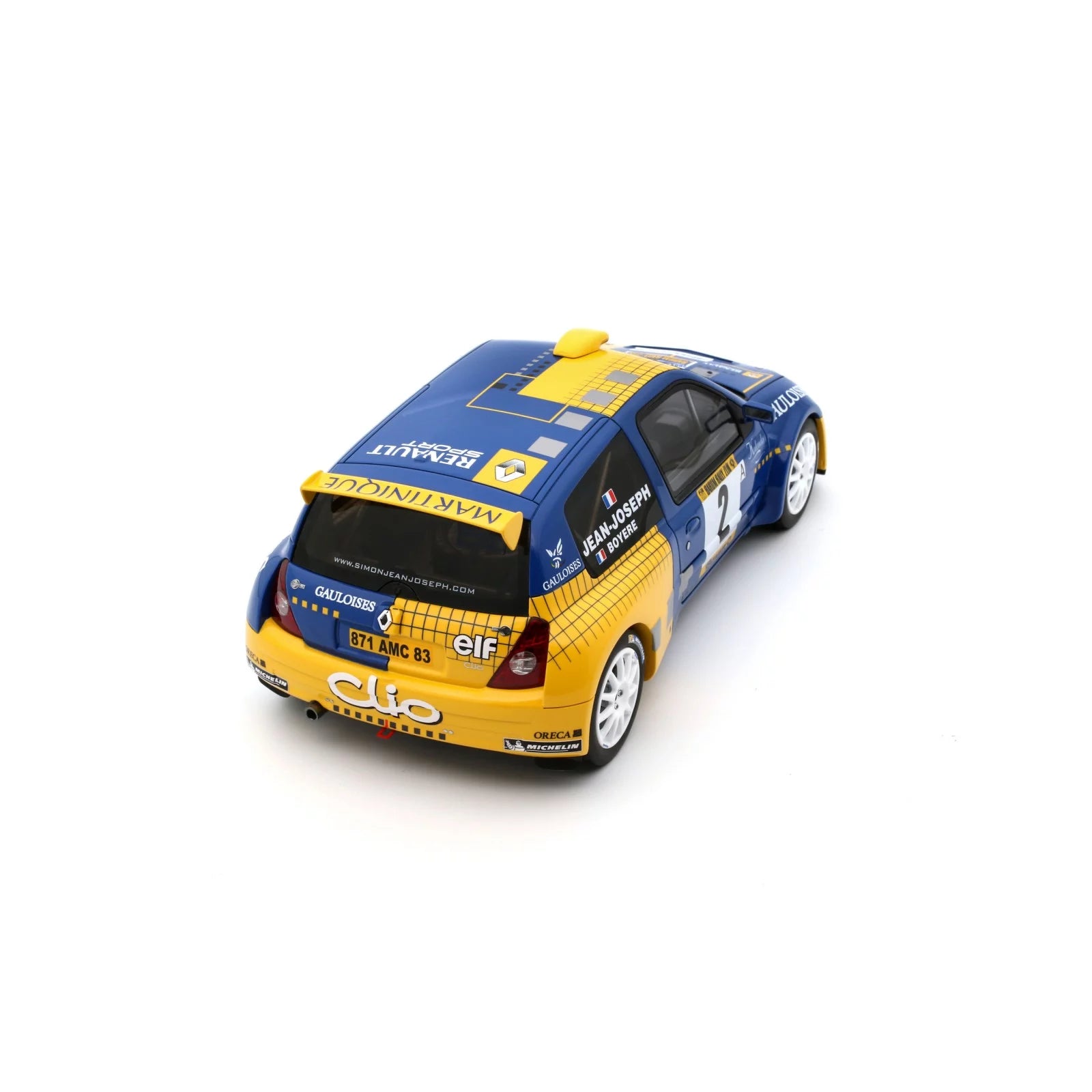 1/18 OttoMobile Renault Clio S1600 Barum Rally Zlin 2004