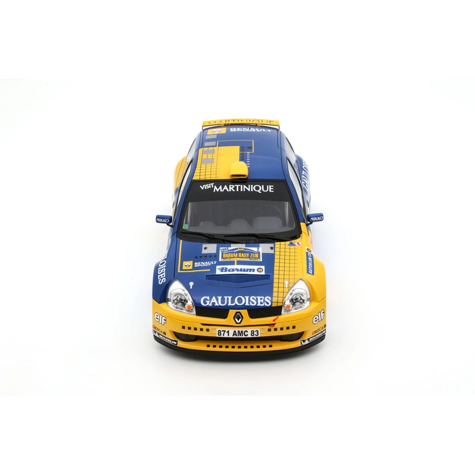 1/18 OttoMobile Renault Clio S1600 Barum Rally Zlin 2004