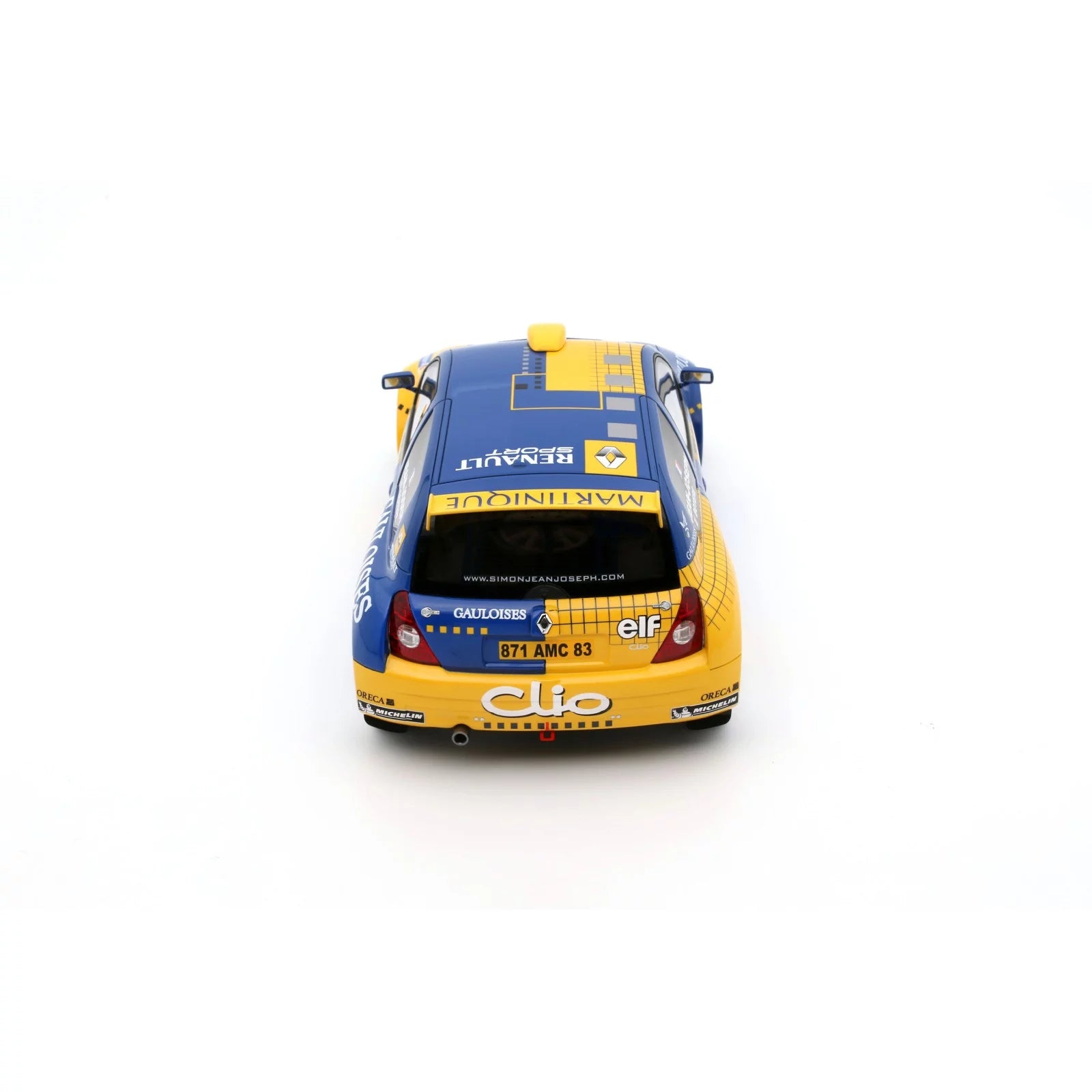 1/18 OttoMobile Renault Clio S1600 Barum Rally Zlin 2004