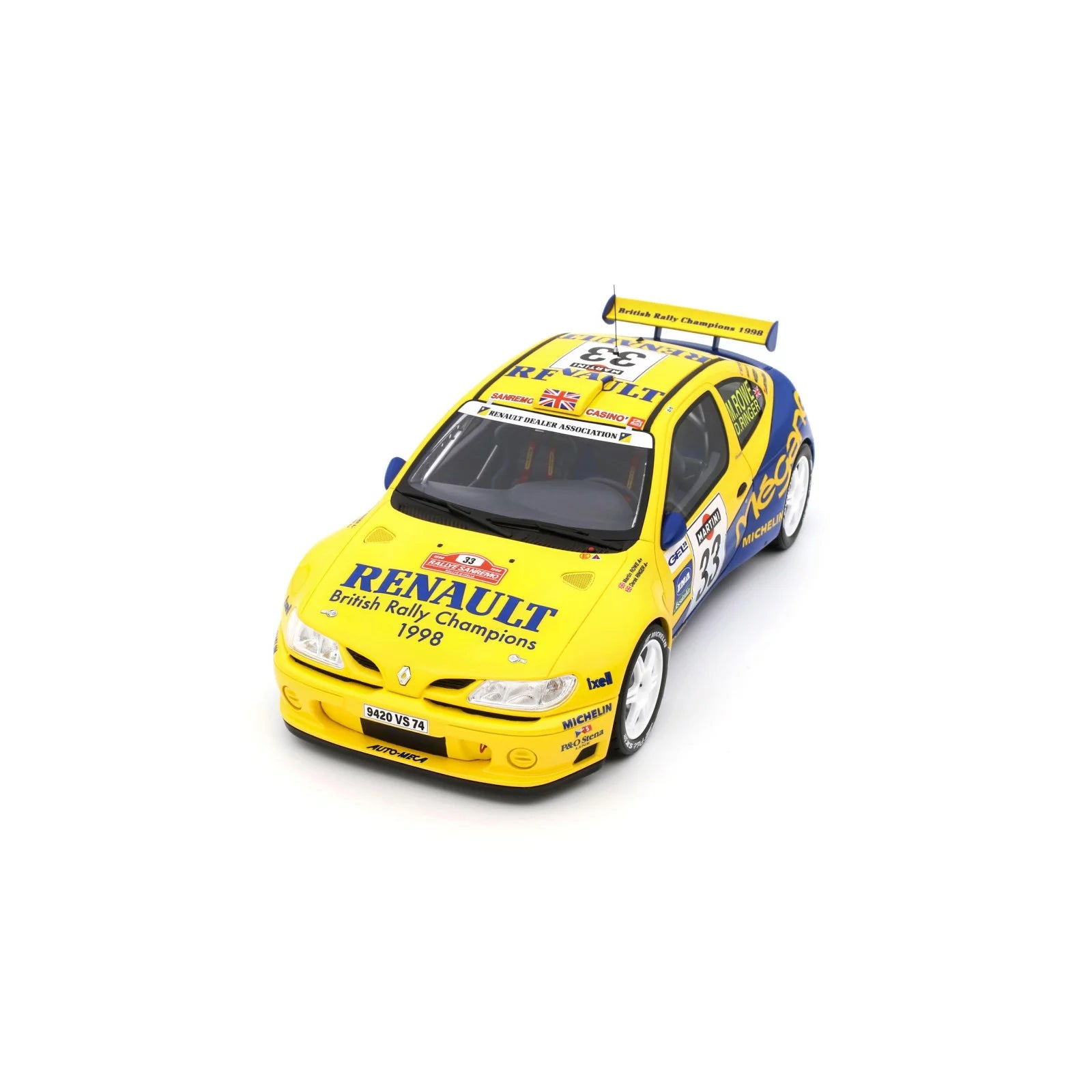 1/18 OttoMobile Renault Megane Maxi San Remo 1998
