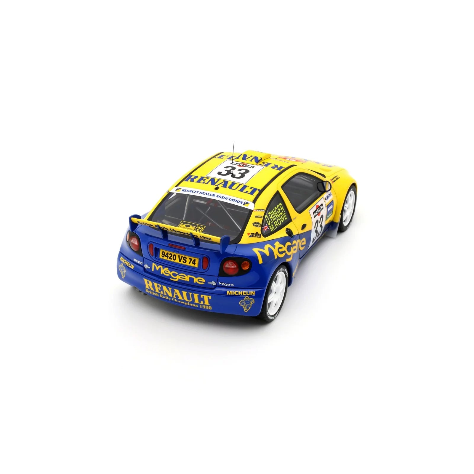 1/18 OttoMobile Renault Megane Maxi San Remo 1998