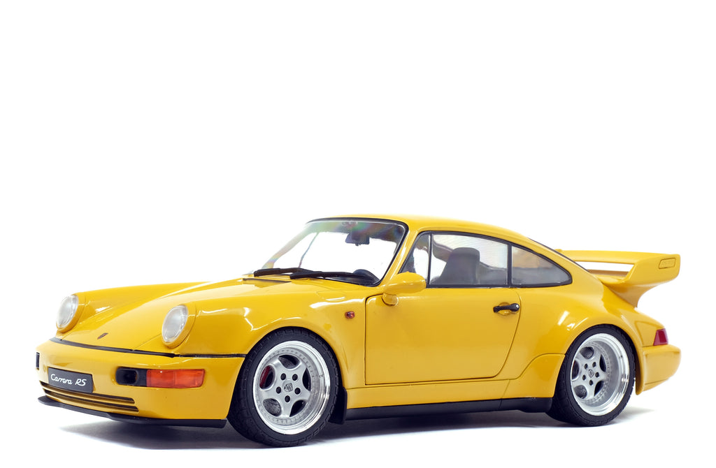 1/18 Solido Porsche 911 (964) Carrera 3.8 RS – Jaune Vitesse – 1990