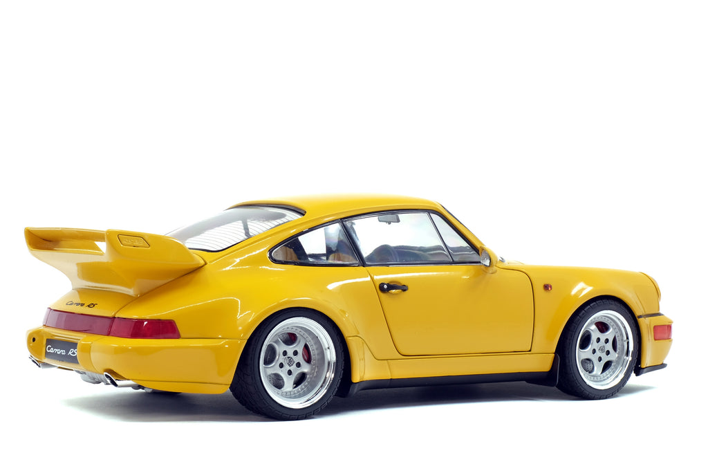 1/18 Solido Porsche 911 (964) Carrera 3.8 RS – Jaune Vitesse – 1990