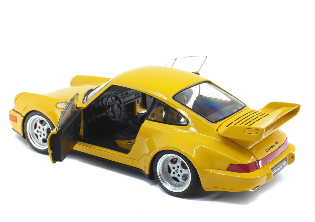 1/18 Solido Porsche 911 (964) Carrera 3.8 RS – Jaune Vitesse – 1990