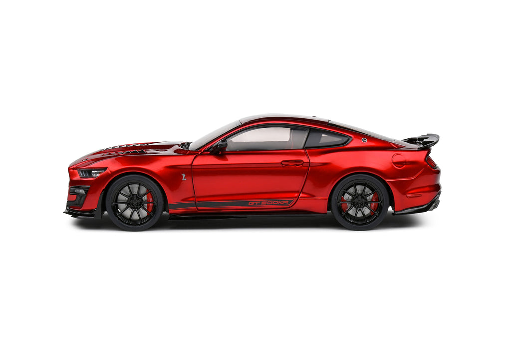 1/18 Solido Shelby Mustang Shelby GT500KR – Red / Black Stripes – 2023