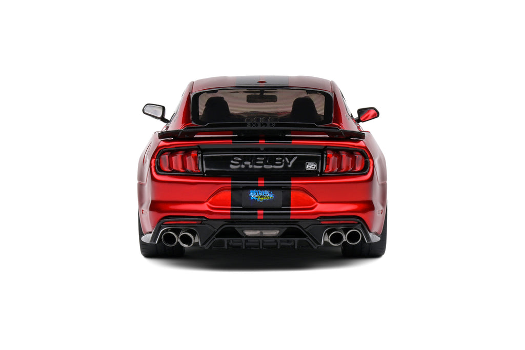 1/18 Solido Shelby Mustang Shelby GT500KR – Red / Black Stripes – 2023