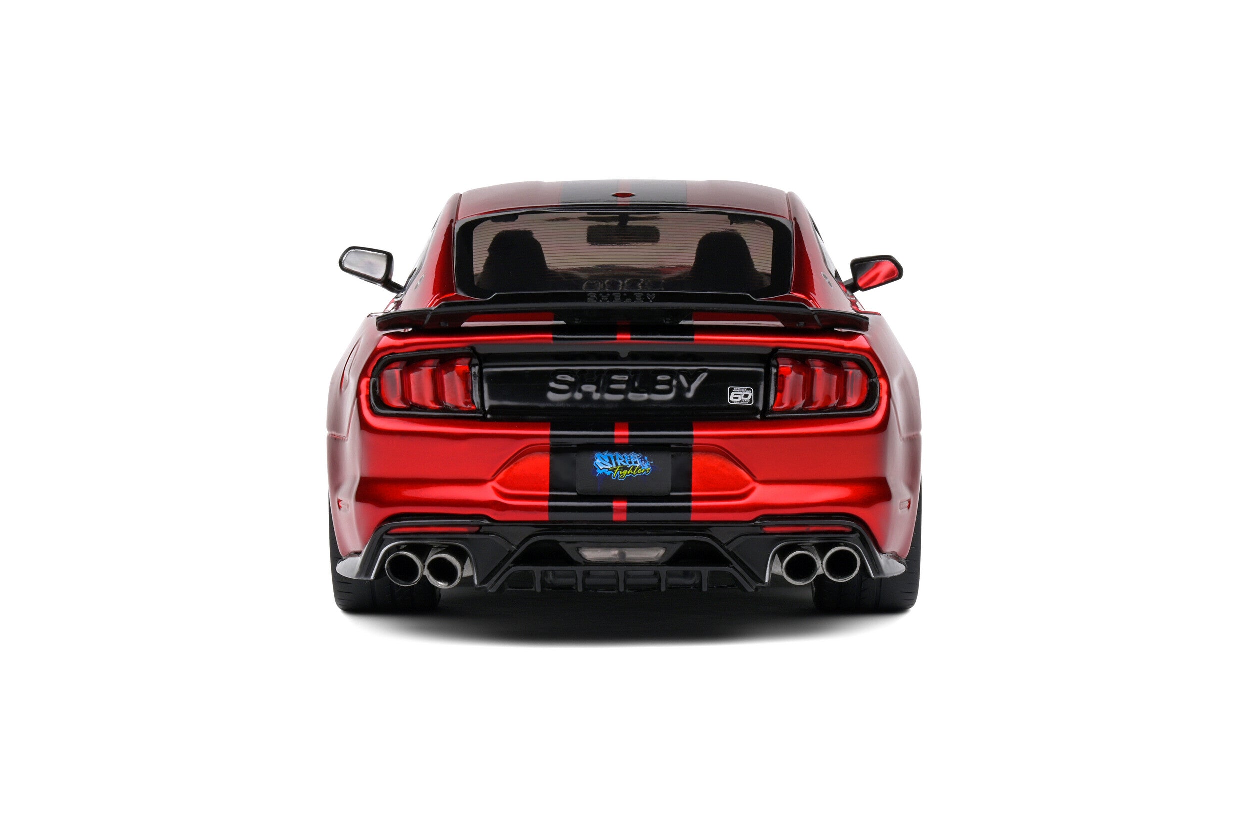 1/18 Solido Shelby Mustang Shelby GT500KR – Red / Black Stripes – 2023