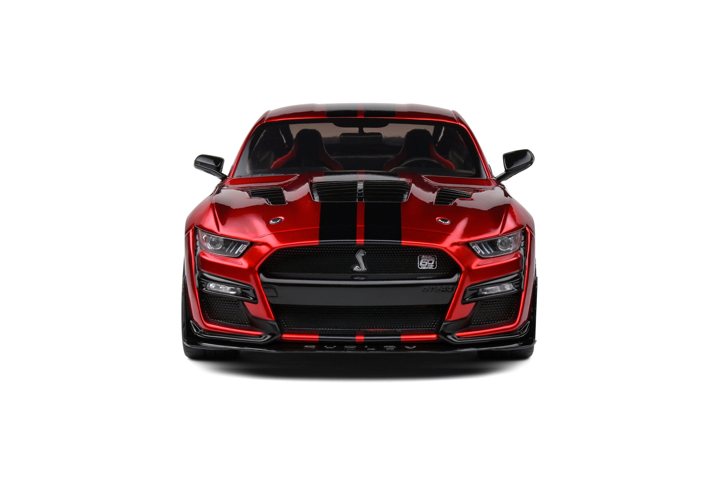 1/18 Solido Shelby Mustang Shelby GT500KR – Red / Black Stripes – 2023