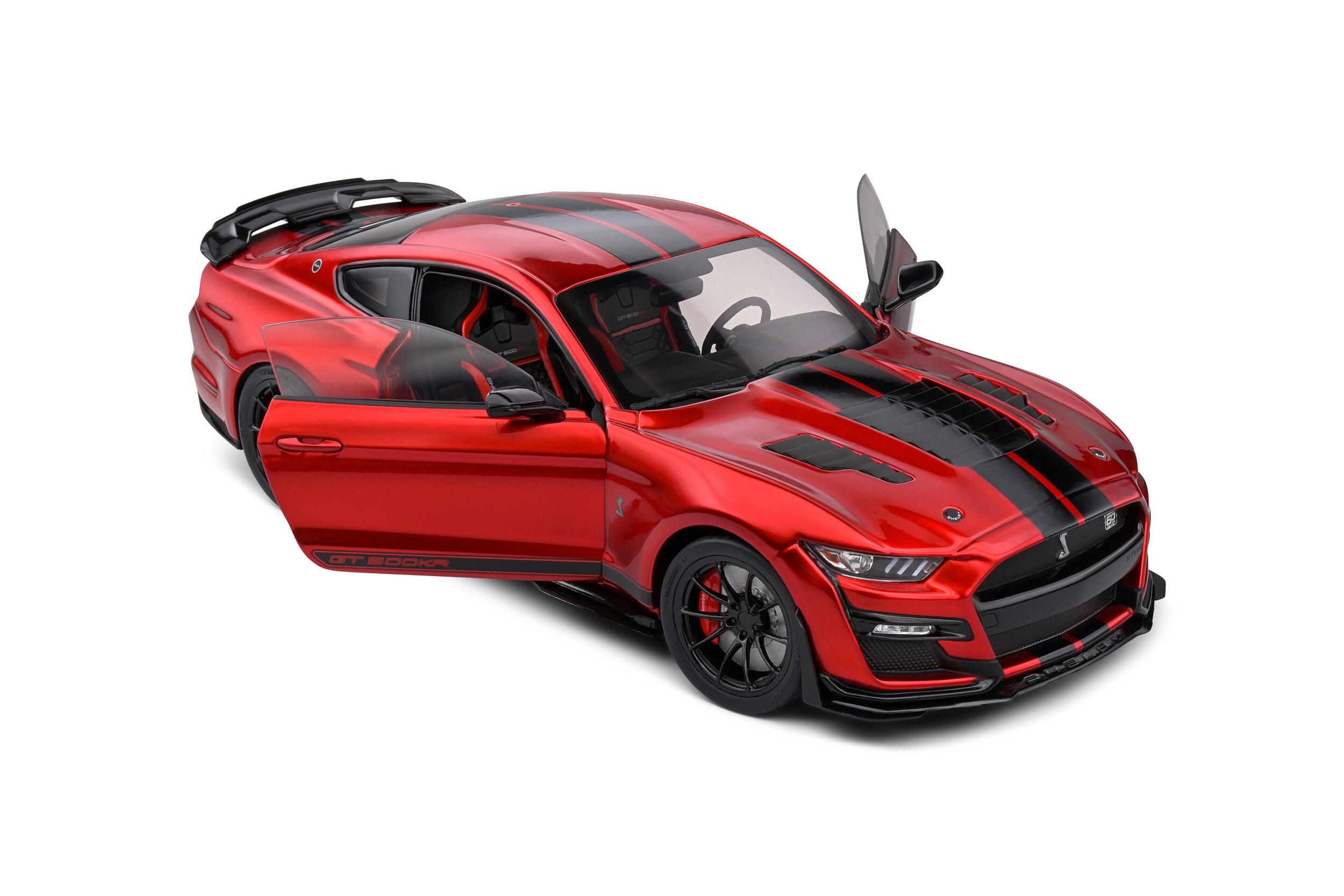 1/18 Solido Shelby Mustang Shelby GT500KR – Red / Black Stripes – 2023