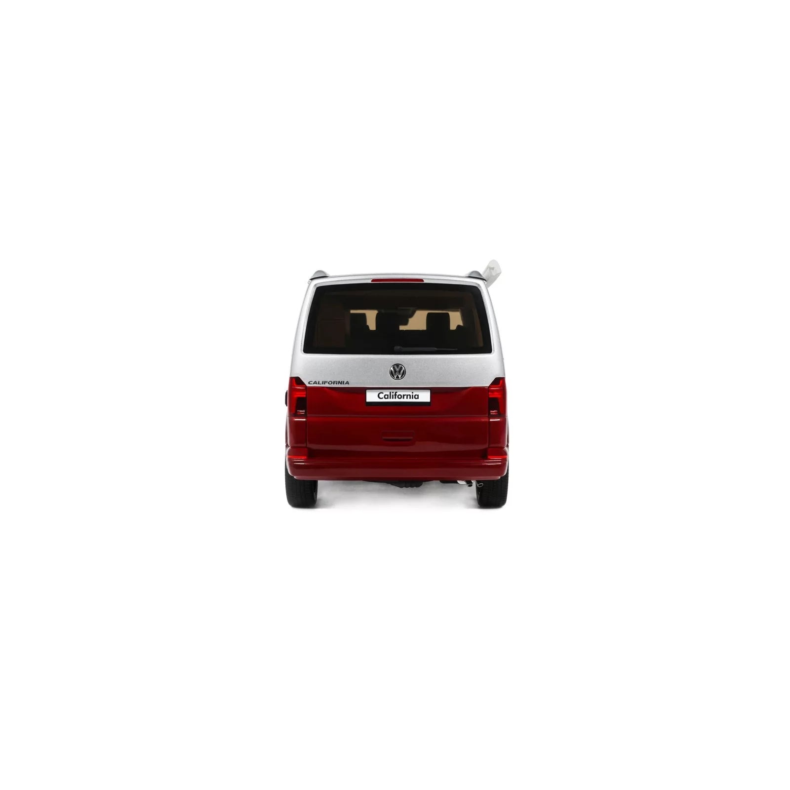 1/18 OttoMobile Volkswagen T6.1 California Ocean Fortana Red / Reflex Silver 2021 (Vorbestellung)