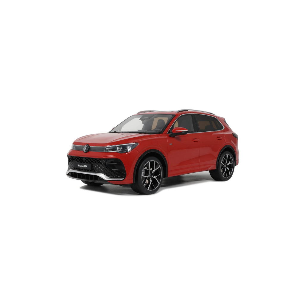 1/18 OttoMobile Volkswagen Tiguan e Tsi R-Line Persimmon Red Metallic LB3B 2024